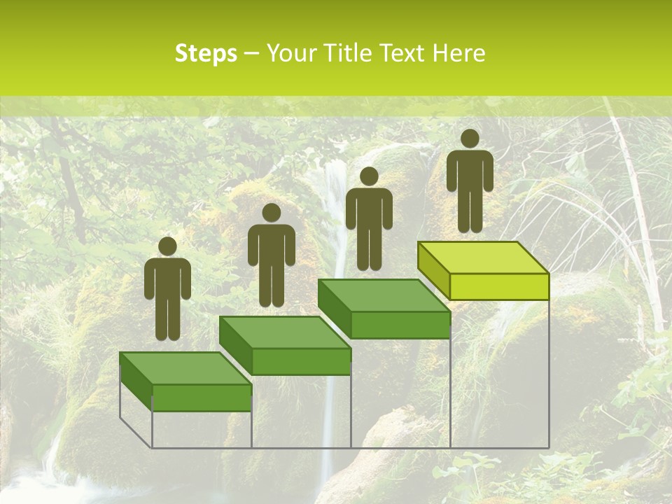 Tree Flow Rushing PowerPoint Template