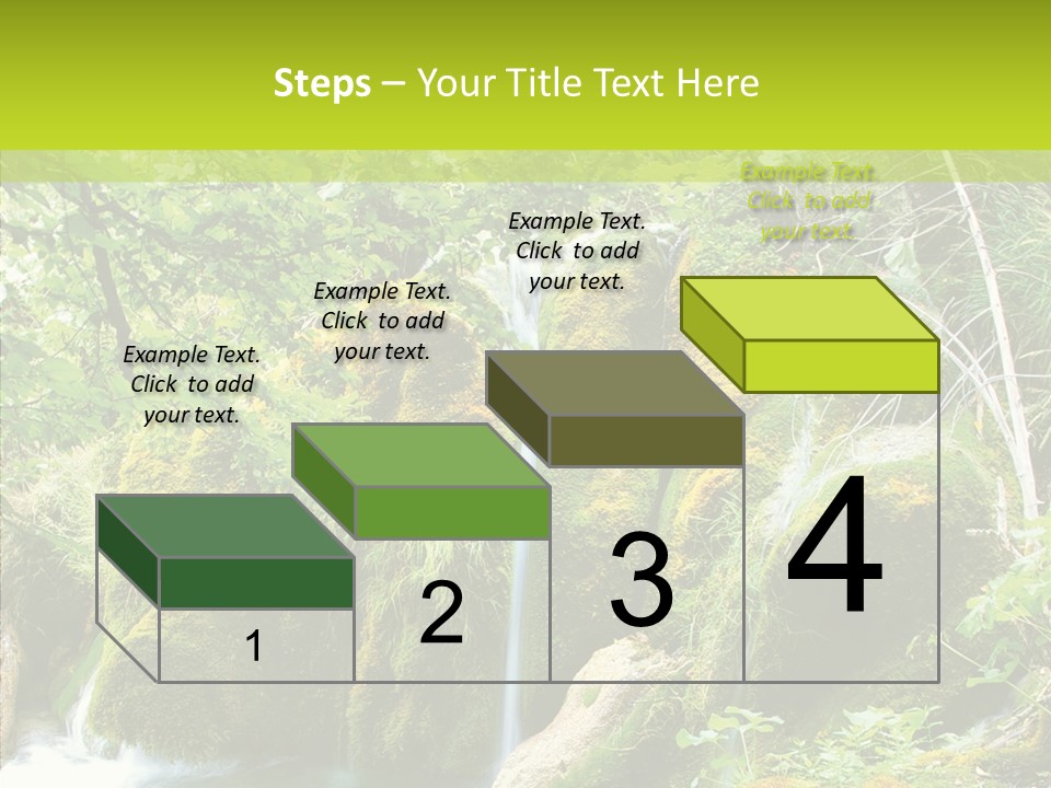 Tree Flow Rushing PowerPoint Template