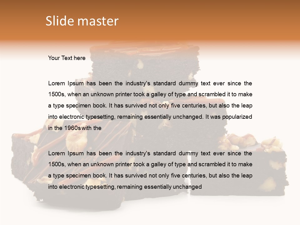 Chewy Nut Sugar PowerPoint Template