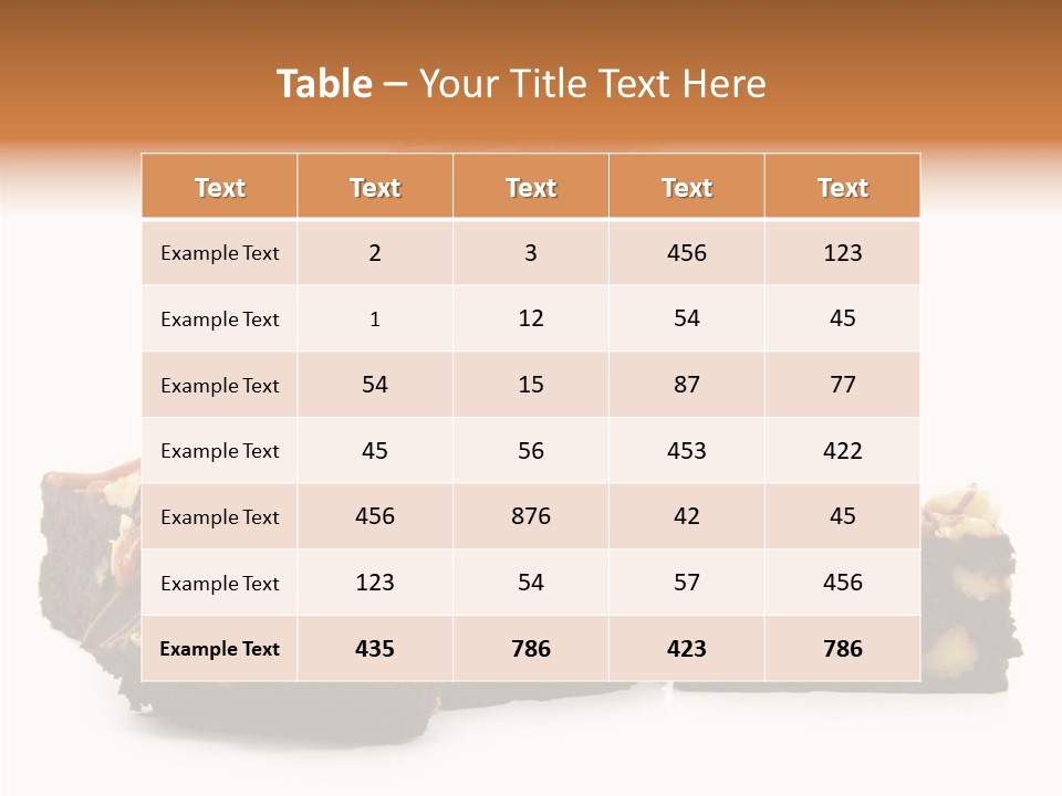 Chewy Nut Sugar PowerPoint Template