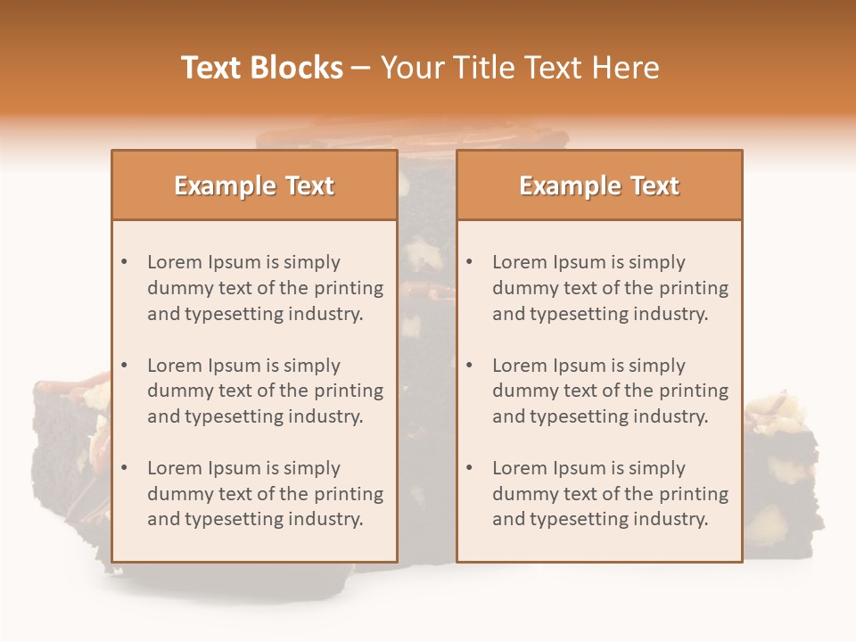 Chewy Nut Sugar PowerPoint Template