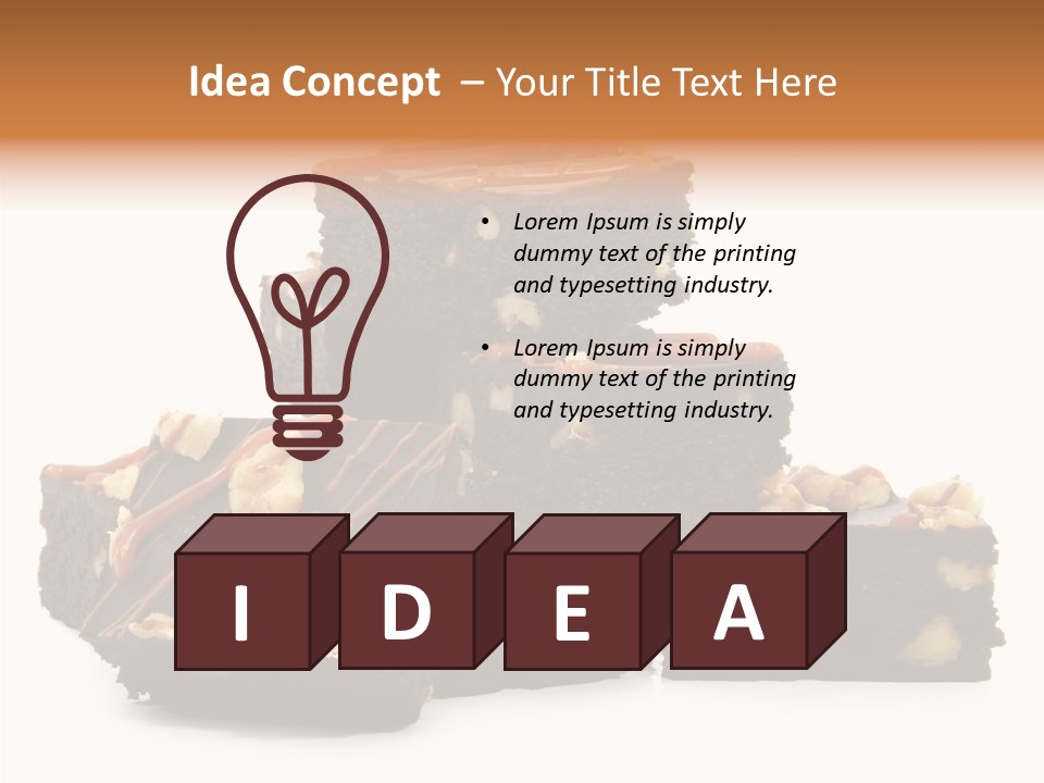 Chewy Nut Sugar PowerPoint Template