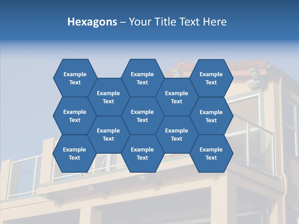 Structure California Exterior PowerPoint Template