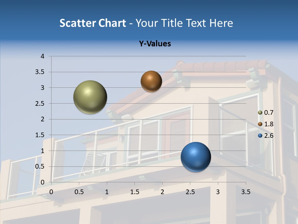 Structure California Exterior PowerPoint Template