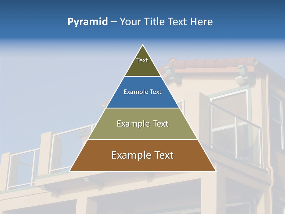 Structure California Exterior PowerPoint Template