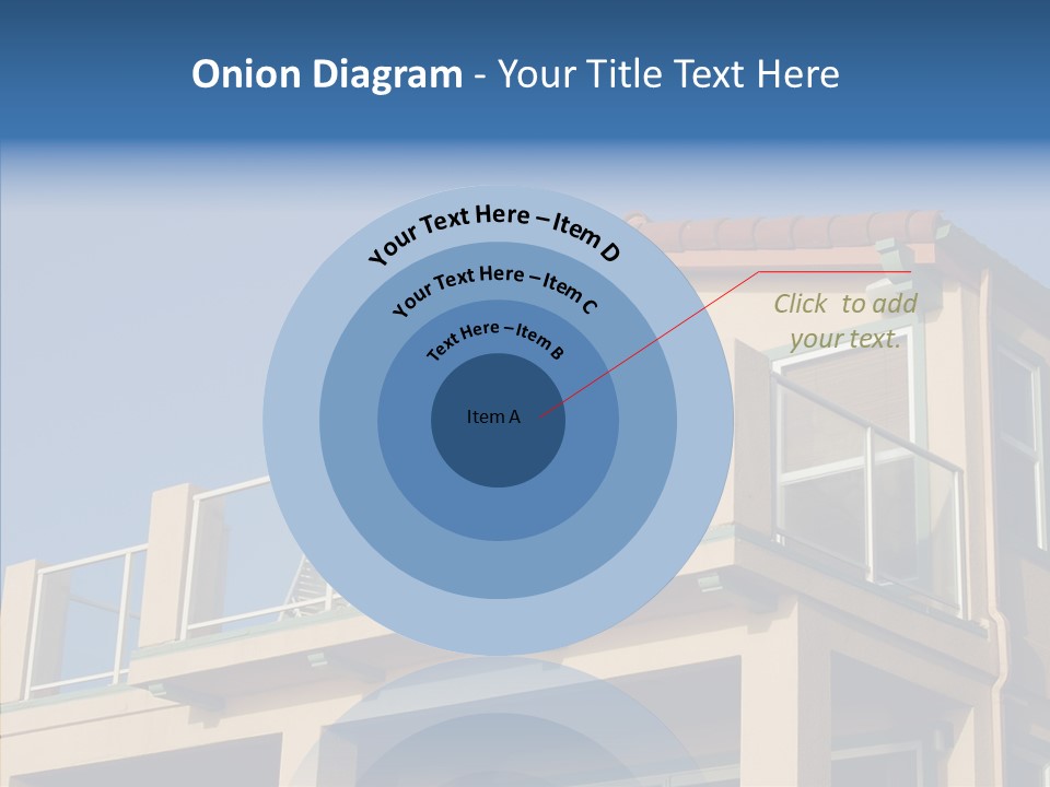 Structure California Exterior PowerPoint Template