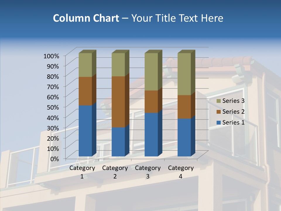 Structure California Exterior PowerPoint Template