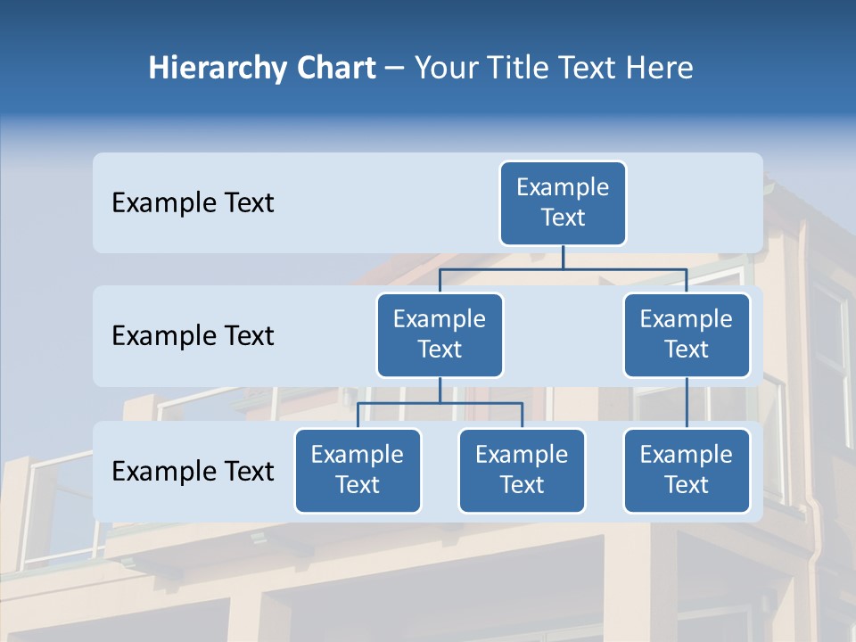 Structure California Exterior PowerPoint Template