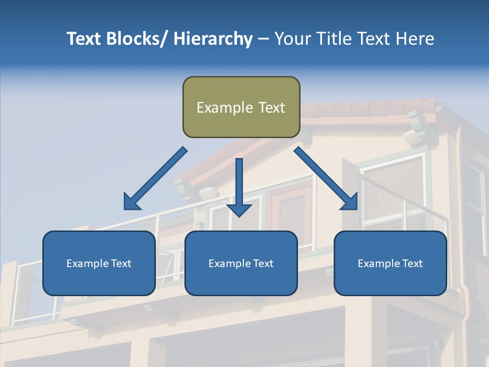 Structure California Exterior PowerPoint Template