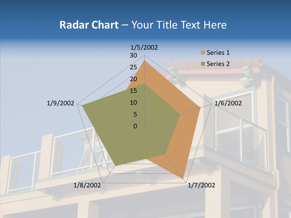 Structure California Exterior PowerPoint Template