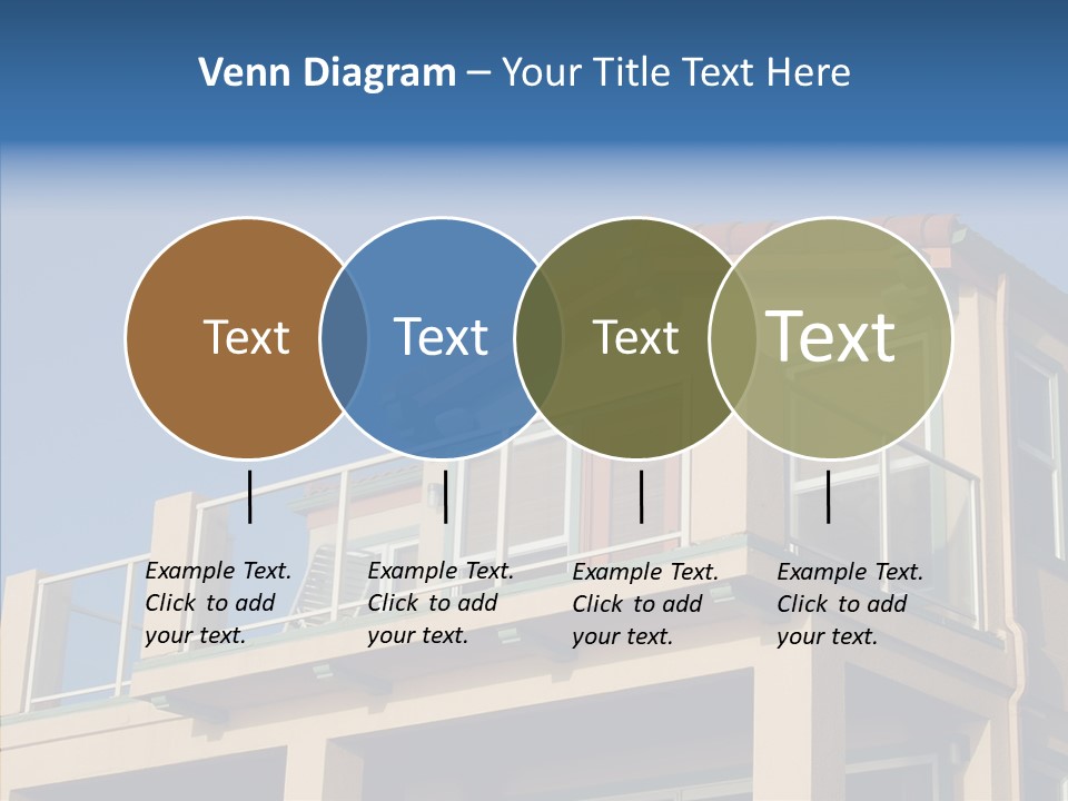 Structure California Exterior PowerPoint Template