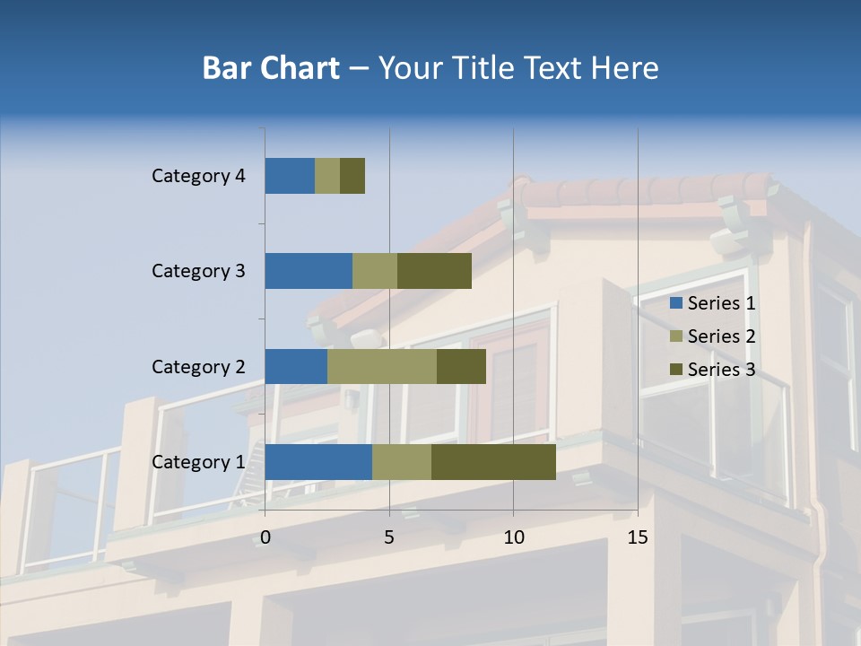 Structure California Exterior PowerPoint Template