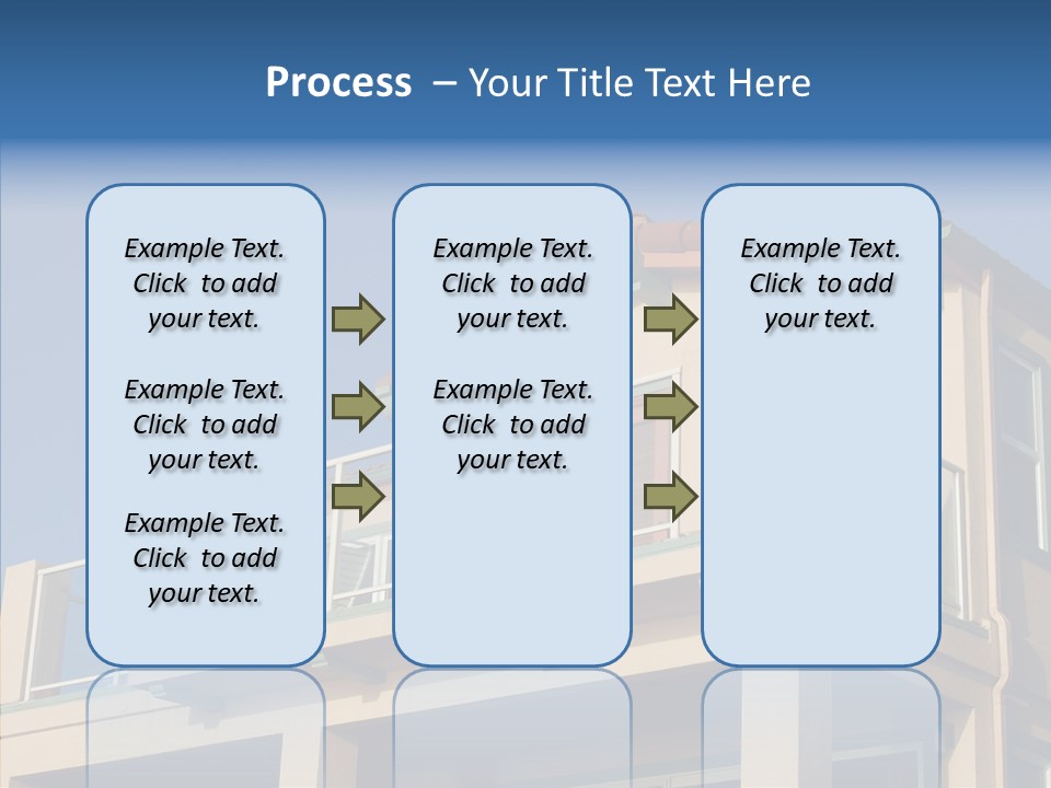 Structure California Exterior PowerPoint Template