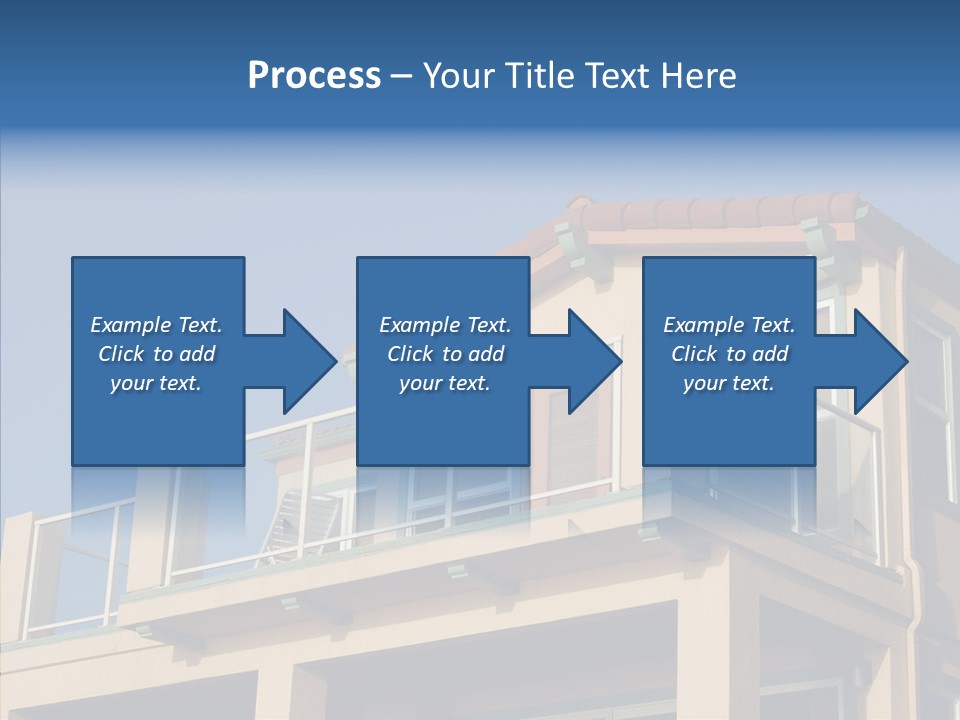 Structure California Exterior PowerPoint Template