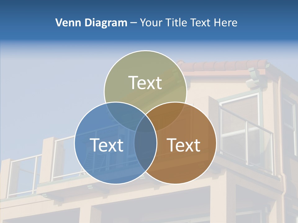 Structure California Exterior PowerPoint Template
