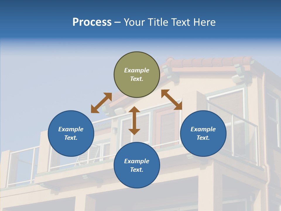 Structure California Exterior PowerPoint Template
