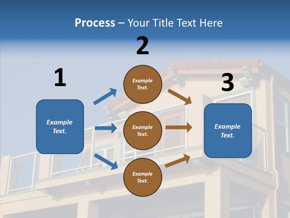 Structure California Exterior PowerPoint Template