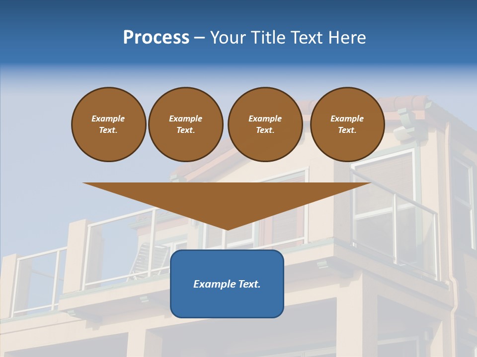 Structure California Exterior PowerPoint Template