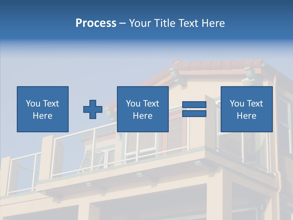 Structure California Exterior PowerPoint Template