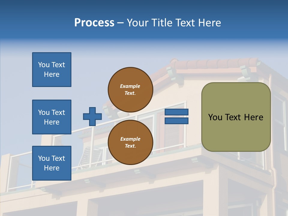 Structure California Exterior PowerPoint Template