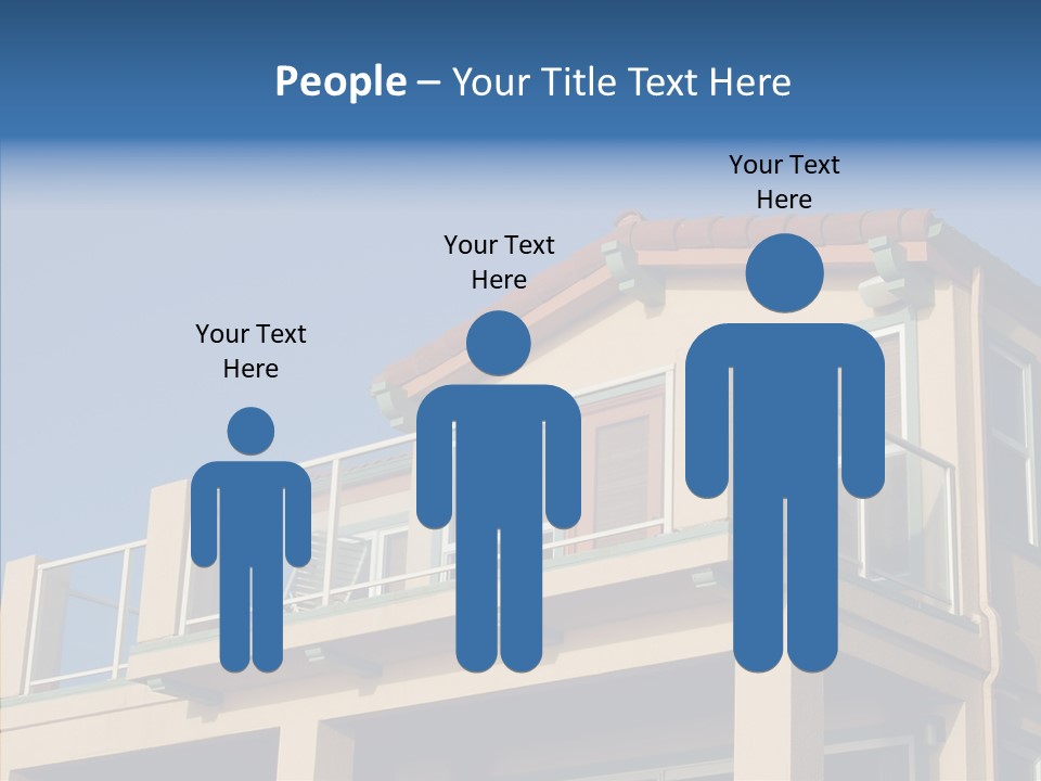 Structure California Exterior PowerPoint Template