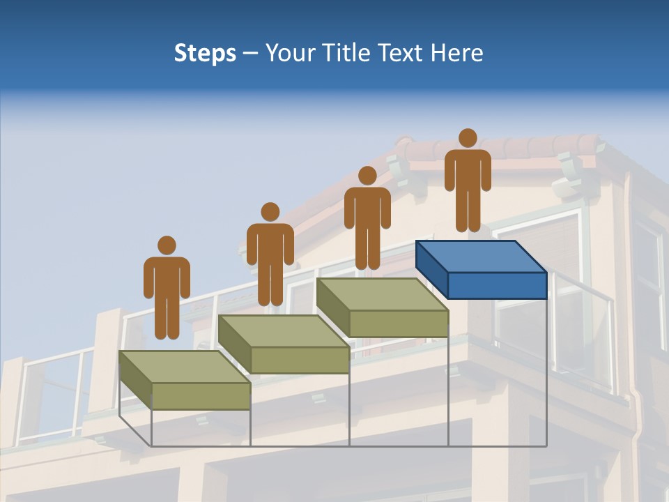 Structure California Exterior PowerPoint Template