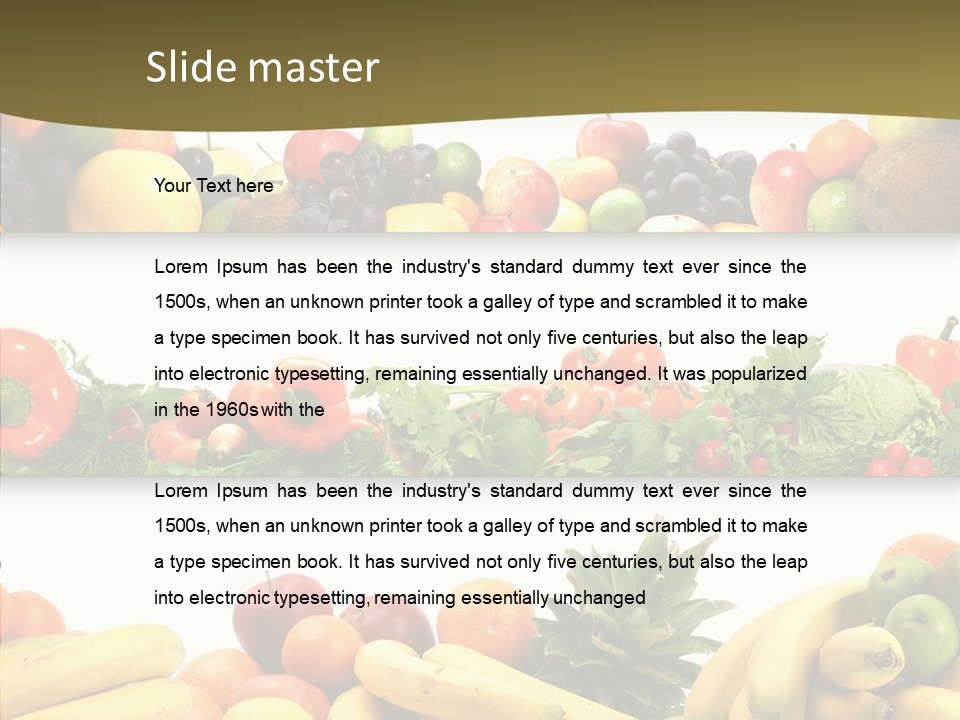 Paprika Pepper Tasty PowerPoint Template