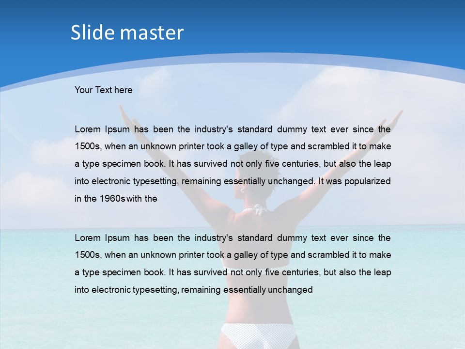 Outdoor Space Beautiful PowerPoint Template