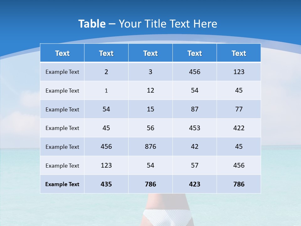 Outdoor Space Beautiful PowerPoint Template