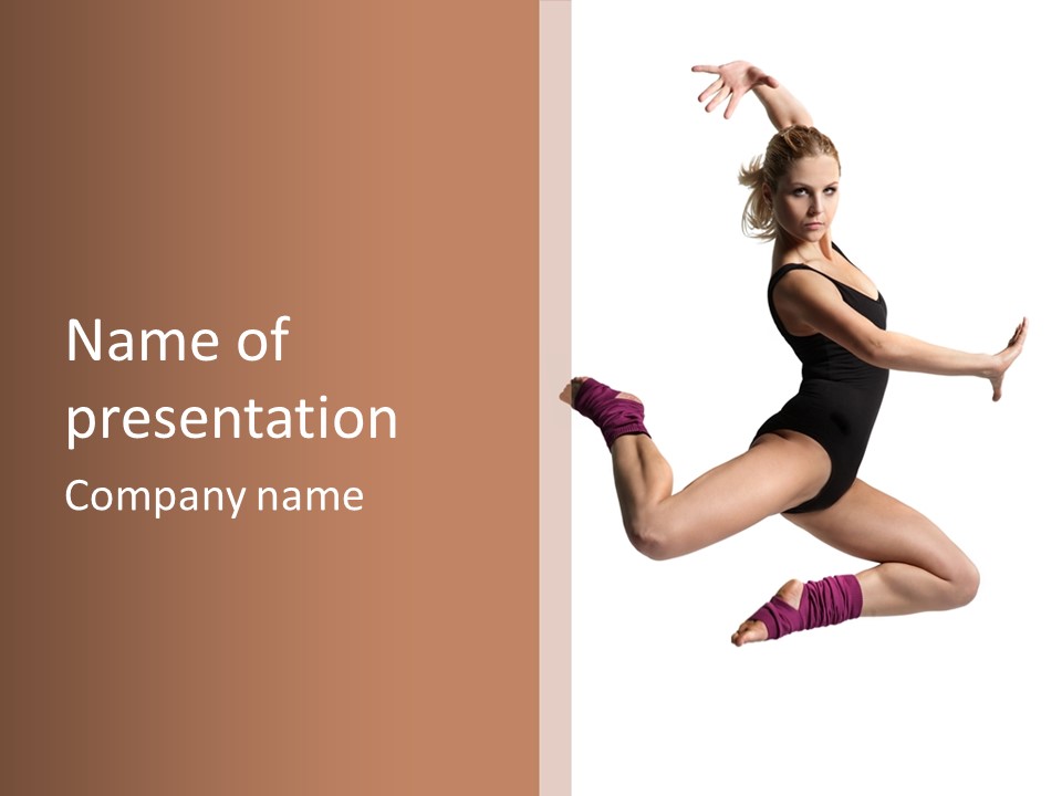 Cool Adolescence Breakdancing PowerPoint Template