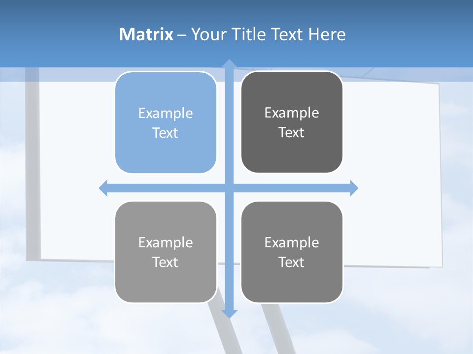 Banner Sell Title PowerPoint Template