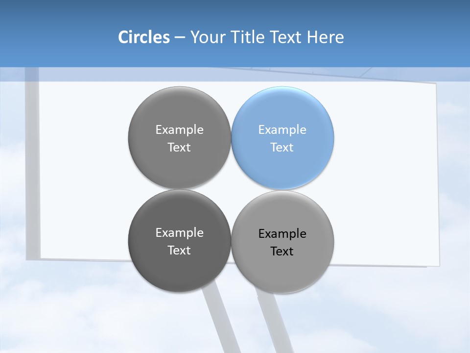 Banner Sell Title PowerPoint Template