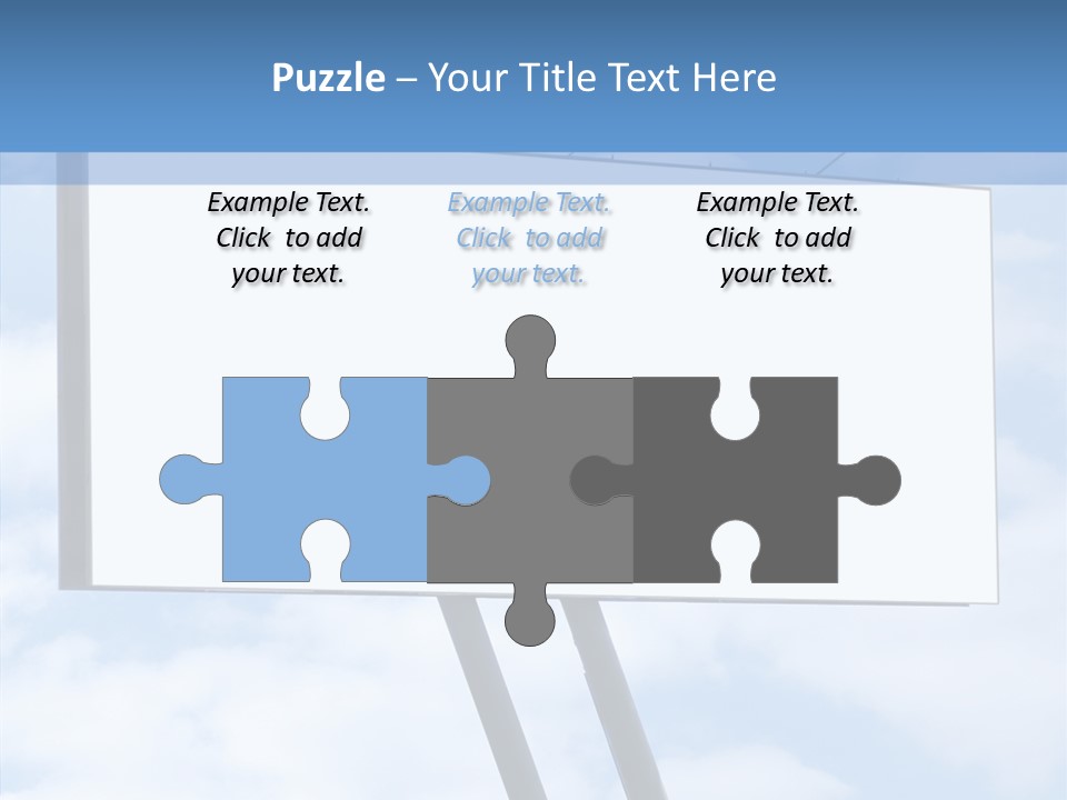 Banner Sell Title PowerPoint Template