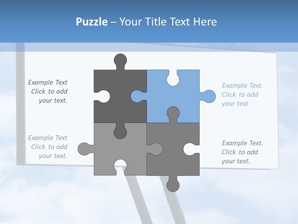 Banner Sell Title PowerPoint Template