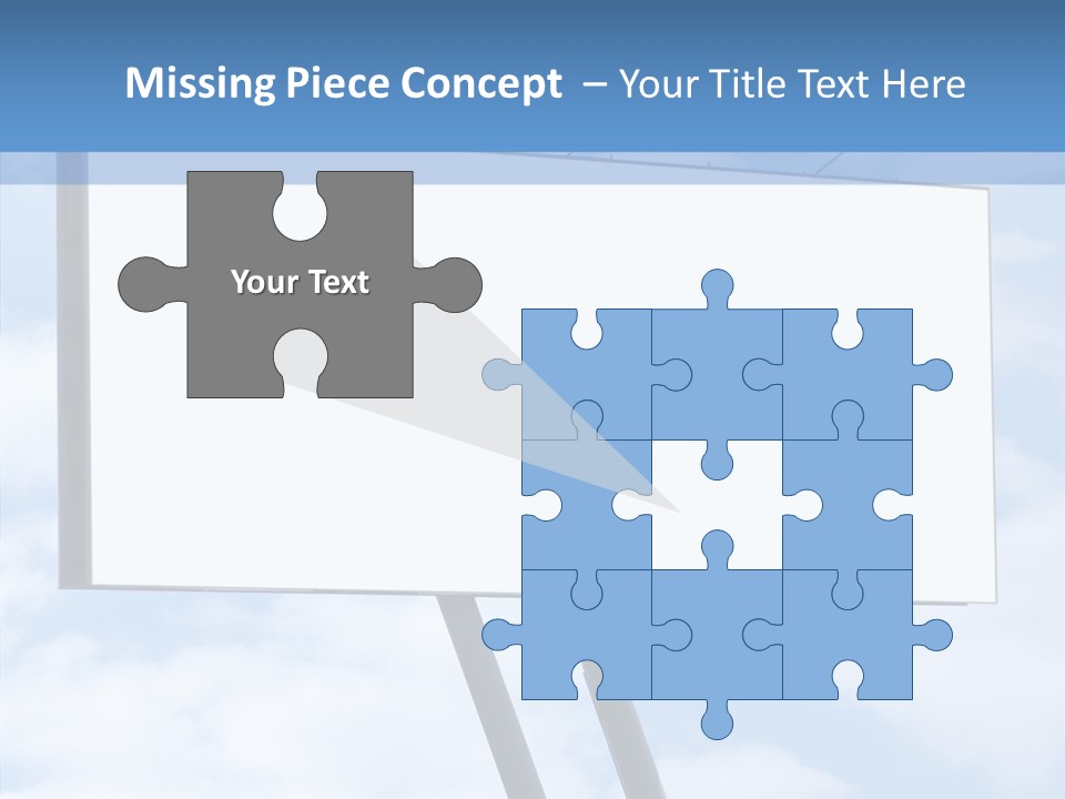 Banner Sell Title PowerPoint Template