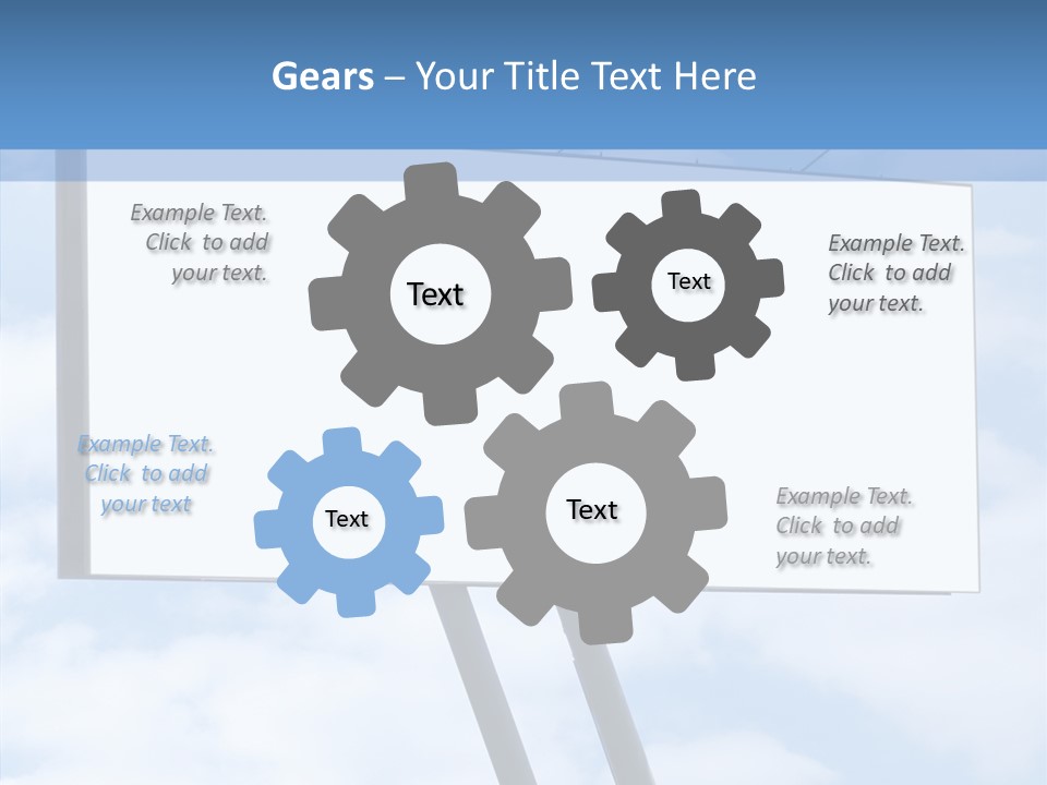 Banner Sell Title PowerPoint Template