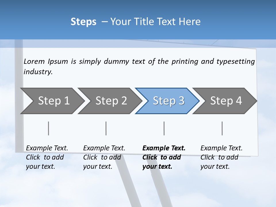 Banner Sell Title PowerPoint Template