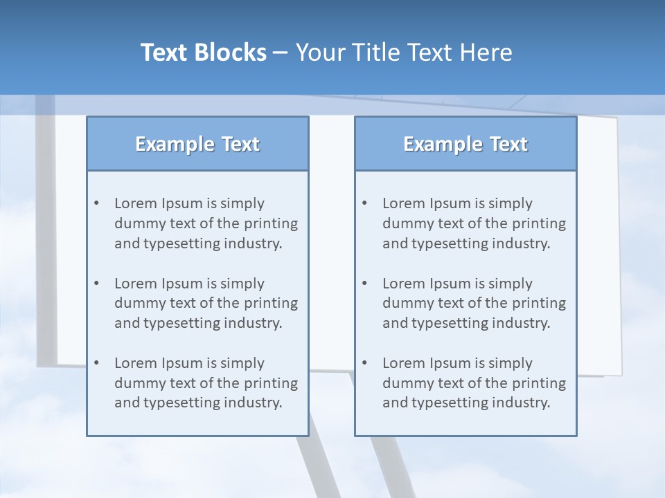 Banner Sell Title PowerPoint Template