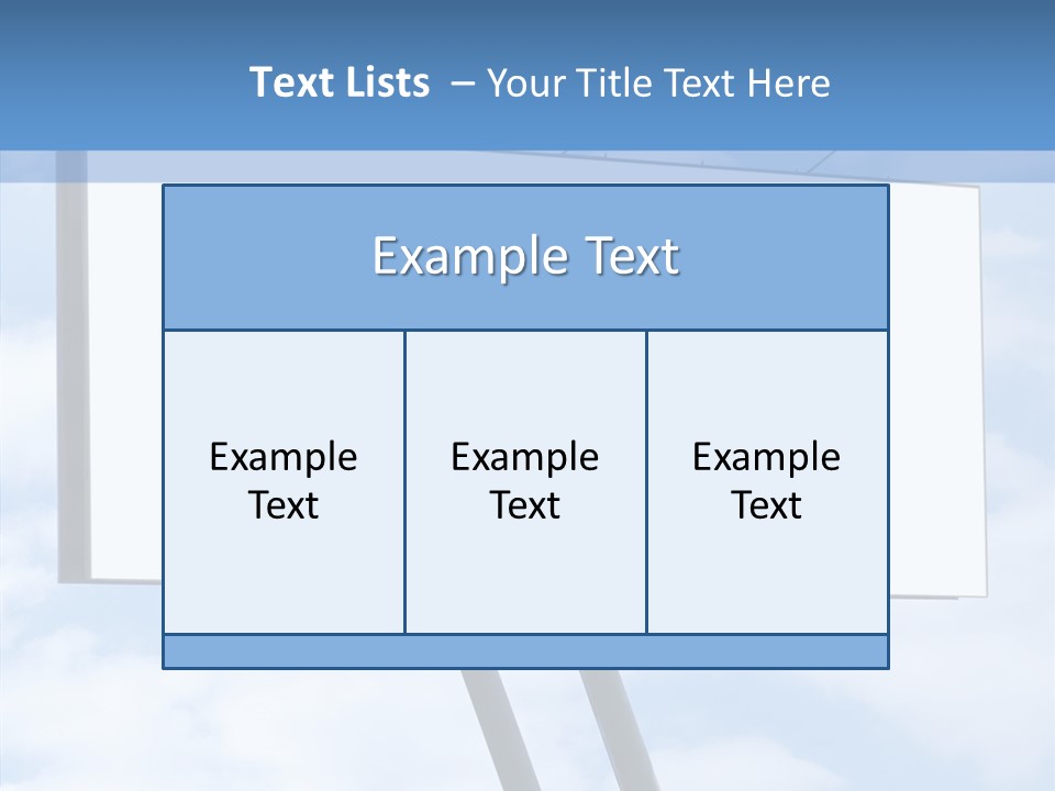 Banner Sell Title PowerPoint Template