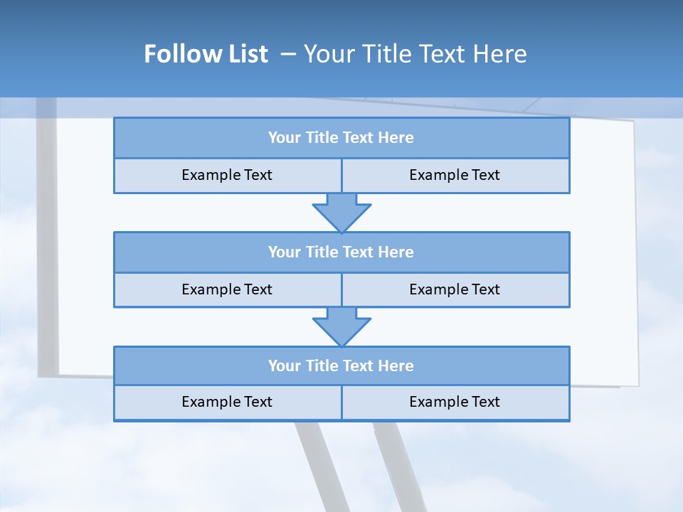 Banner Sell Title PowerPoint Template