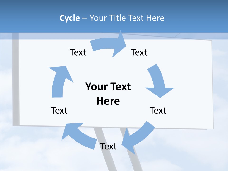 Banner Sell Title PowerPoint Template