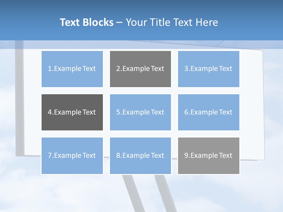 Banner Sell Title PowerPoint Template