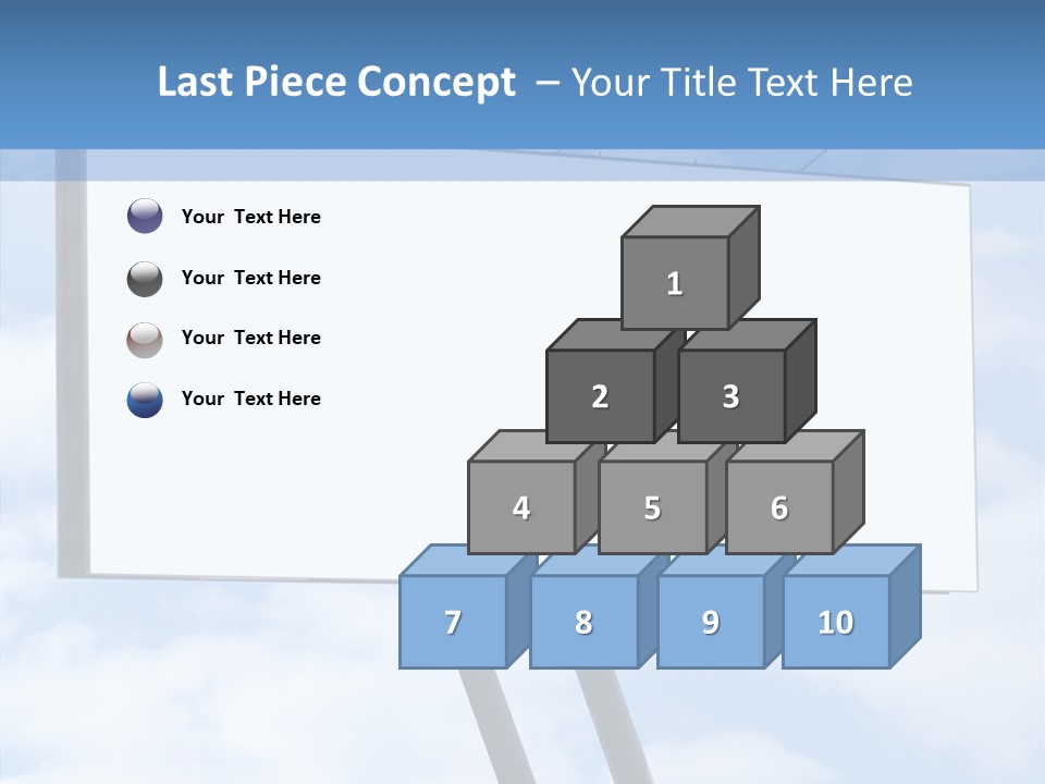 Banner Sell Title PowerPoint Template