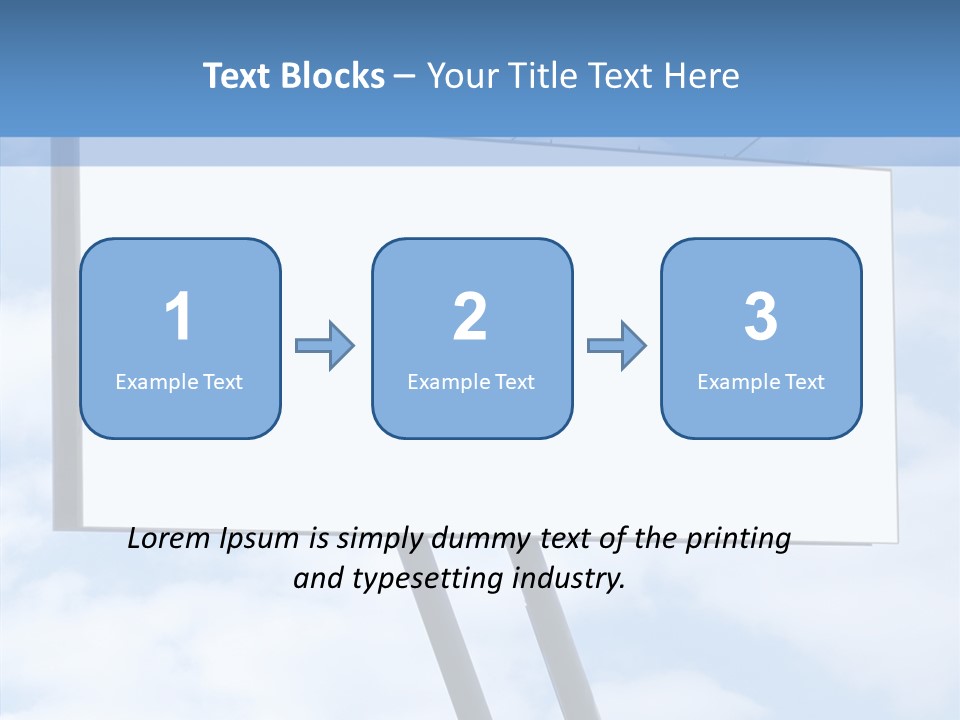 Banner Sell Title PowerPoint Template