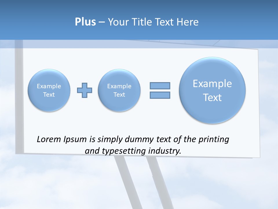 Banner Sell Title PowerPoint Template