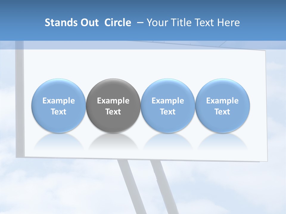 Banner Sell Title PowerPoint Template