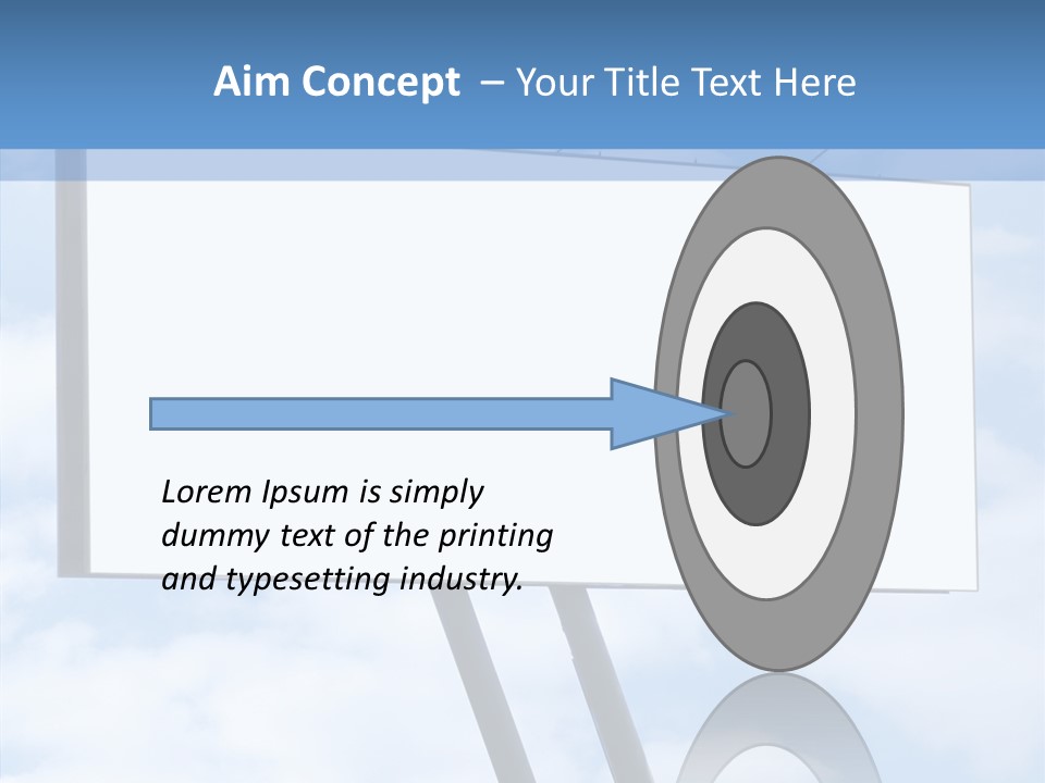 Banner Sell Title PowerPoint Template