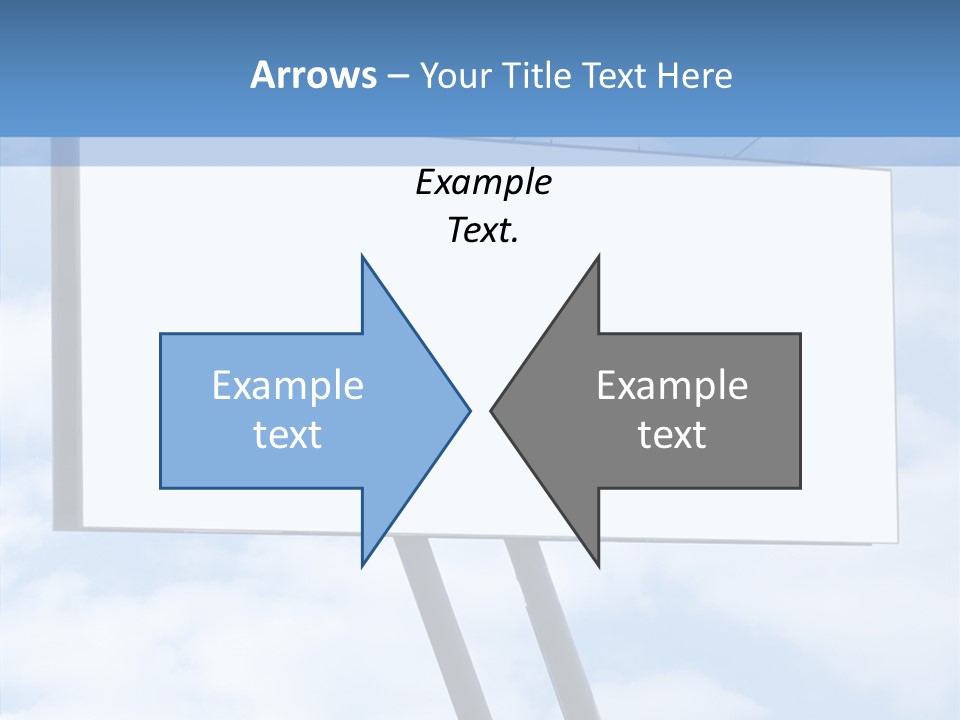 Banner Sell Title PowerPoint Template