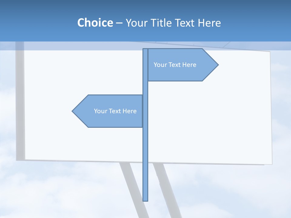 Banner Sell Title PowerPoint Template