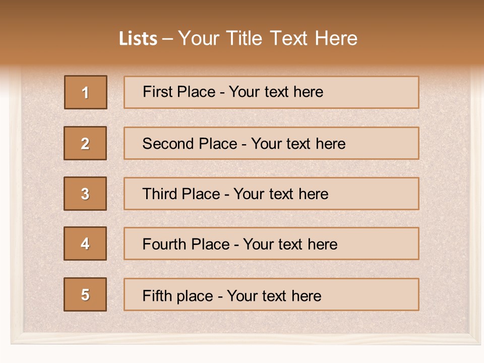 Memorize Pinboard Noticeboard PowerPoint Template